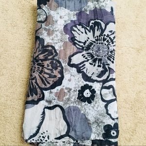 Black Floral Scarf🖤